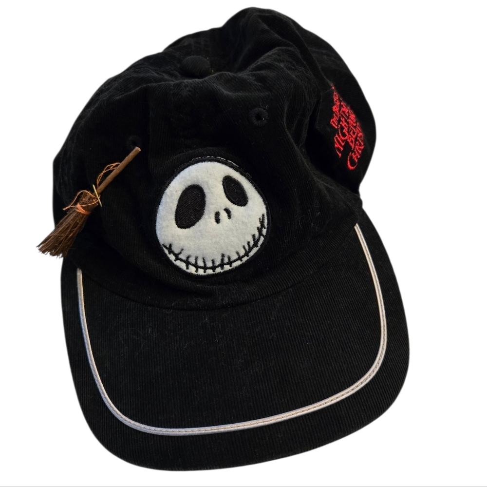 Nightmare Before Christmas Disney Black Corduroy Cap